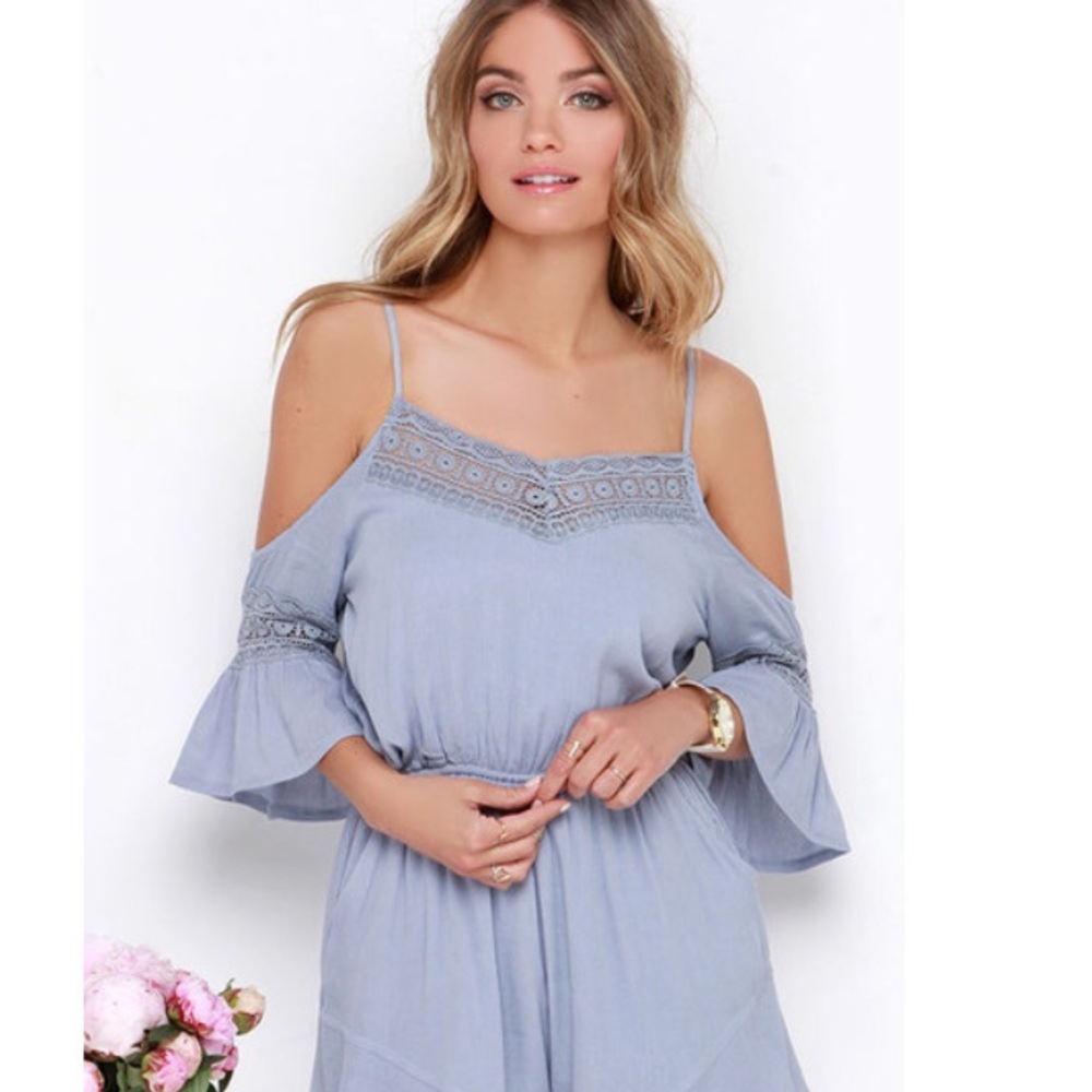 Wilde heart boho romper sz medium